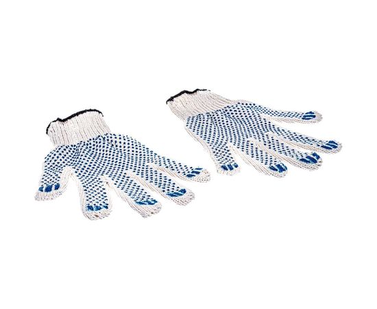 Перчатки Gigant, х/б, ПВХ-покрытие точка, 7.5 класс, 5 нитей GGT-03 – изображение 3