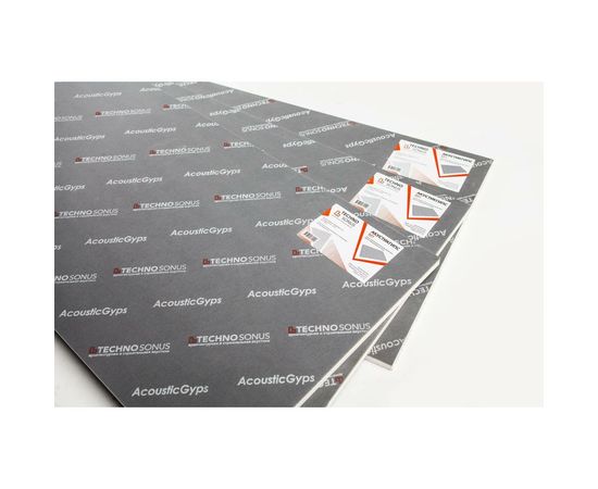 Панель АкустикГипс M1 (1.2x0.59 м; 17 мм; 0.708 кв.м.) ТехноСонус 1300300009 – изображение 3