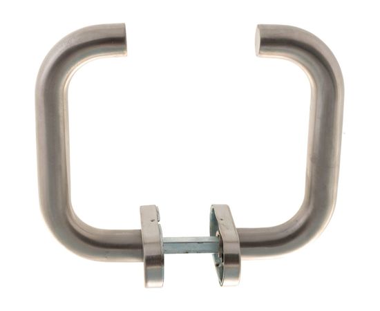 Дверная ручка из нержавеющей стали, в комплекте с креплениями и накладкой на цилиндр HOME SS002NOVAL – изображение 3