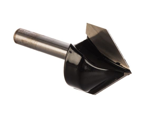 Фреза пазовая галтельная V-образная серия 1004 (32x32 мм; угол 90 град; хвостовик 8 мм) Росомаха 800405 – изображение 3