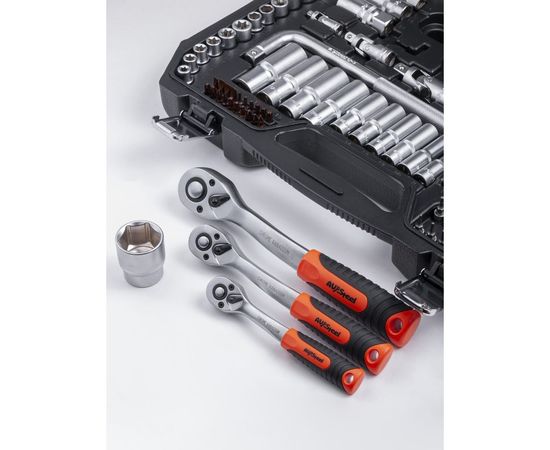 Набор инструмента AV STEEL 144 предмета 1/4"",3/8"",1/2"" профессиональный AV-011144 – изображение 3