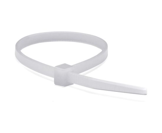 Нейлоновый хомут DKC 4.8х200 белый 100шт 25215 – изображение 3
