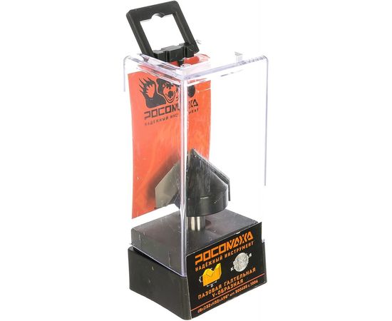 Фреза пазовая галтельная V-образная серия 1004 (32x32 мм; угол 90 град; хвостовик 8 мм) Росомаха 800405 – изображение 4