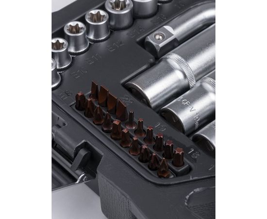 Набор инструмента AV STEEL 144 предмета 1/4"",3/8"",1/2"" профессиональный AV-011144 – изображение 4