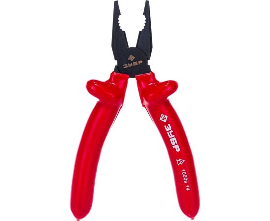 Комбинированные, диэлектрические, высоковольтные плоскогубцы до ~1000В, 180мм Зубр ""ЭКСПЕРТ"" ""ЭЛЕКТРИК"" 2214-1-18_z02 – изображение 5