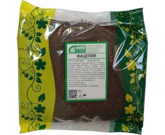 Семена Зеленый уголок Фацелия, 0.5 кг 4660001291287 