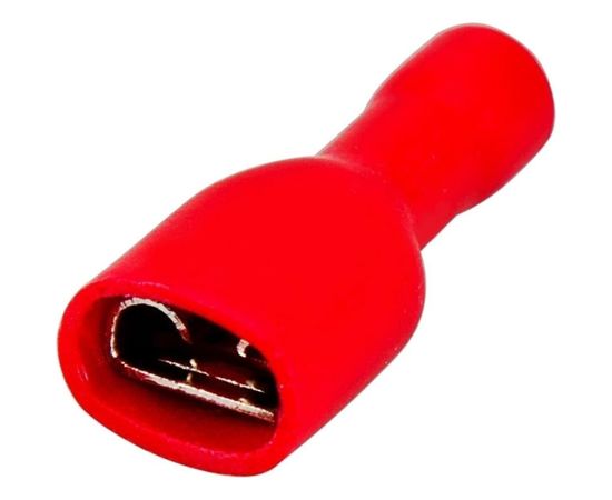 Плоская клемма REXANT полностью изолированная гнездо 6.6мм 0.5-1.5кв.мм 08-0612 