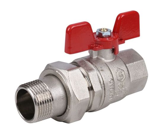 Шаровой полнопроходной кран STOUT с американкой, ВР/НР 3/4 SVB-1007-000020 