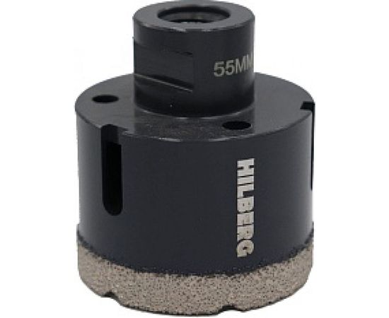 Коронка алмазная по керамике и керамограниту Super Hard (55 мм; M14) Hilberg HH655 