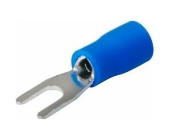 Вилочный изолированный наконечник REXANT 3.2 мм, 1.5-2.5 кв.мм, синий 08-0131 