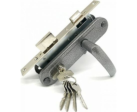 Врезной замок ЗЕНИТ ЗВ7-70.04-02 серебро 28015 