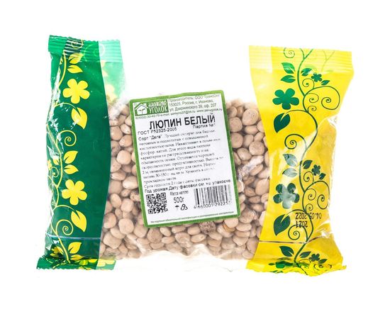 Семена Зеленый уголок Люпин белый, 0.5 кг 4660001292253 