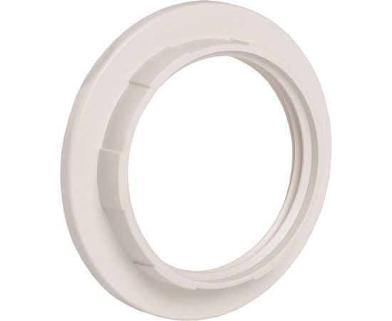 Абажурное кольцо IEK КП27-К02, пластик, Е27, белый, индивидуальный пакет EKP10-01-02-K01 