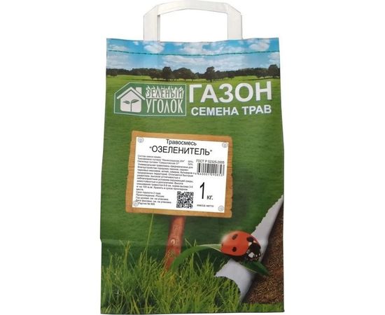 Семена газона Зеленый уголок травосмесь Озеленитель, 1 кг 4660001290853 