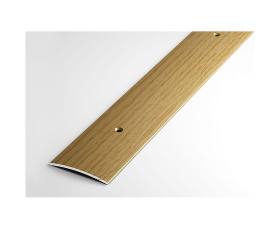 Порог прямой алюминиевый декоративный (44,5 мм, 1,8 м, Дуб светлый) ЛУКА 00000001861 