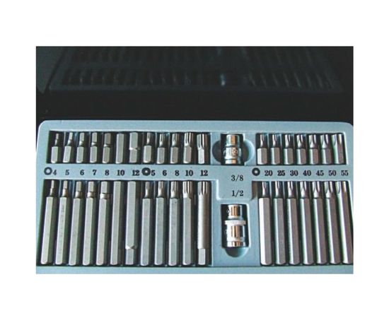 Набор бит (40 предметов; 1/2 торкс, сплин, шесигранник) СЕРВИС КЛЮЧ 76450 