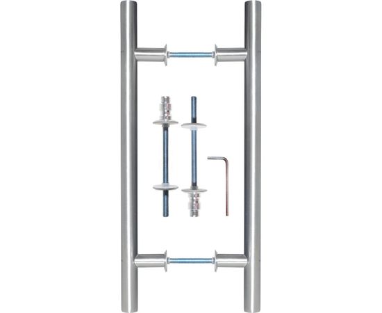 Дверная ручка скоба прямая DOORLOCK DL PHS11/25/2ст/300/450 SS 73656 