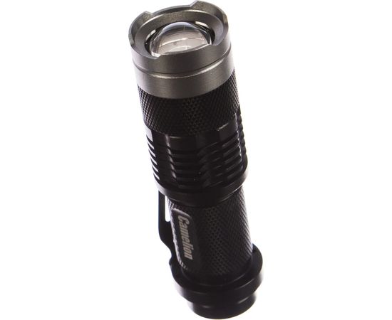Фонарь Camelion LED5135 черный, LED XPE, ZOOM, 3 режима, 1XLR6 в комплекте, алюминий, блистер 12915 