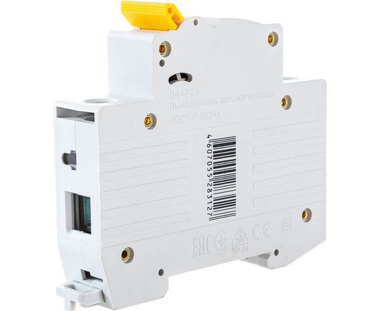 Автоматический выключатель IEK ВА47-29 1Р, 8А, 4,5кА, характеристика В MVA20-1-008-B – изображение 2