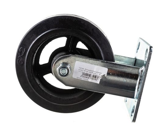 Большегрузное чугунное колесо неповоротное FCD 63 (150 мм; 230 кг) А5 1000094 – изображение 2