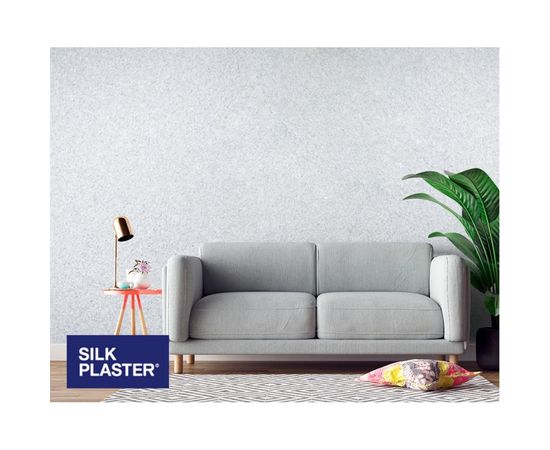 Жидкие обои Absolute Светло-серый 868 гр Silkplaster A151 – изображение 2
