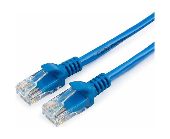 Патч-корд Cablexpert UTP PP12-2M/B кат.5e, 2м, литой, многожильный синий PP12-2M/B – изображение 2