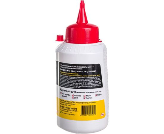 Универсальный клей Момент Столяр ПВА 250 г 1960505 Б0022999 – изображение 2