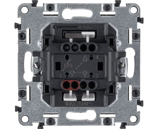 Переключатель Legrand Valena Life 10АХ 250 В с лицевой панелью безвинтовые зажимы белый Leg 752406 – изображение 2