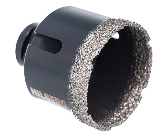 Коронка алмазная по керамике и керамограниту Super Hard (55 мм; M14) Hilberg HH655 – изображение 2