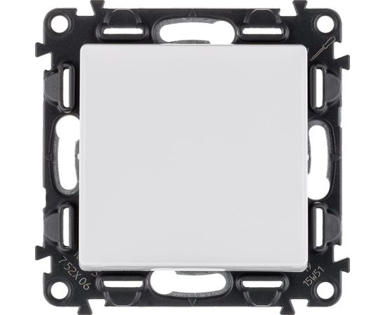 Переключатель Legrand Valena Life 10АХ 250 В с лицевой панелью безвинтовые зажимы белый Leg 752406 – изображение 3