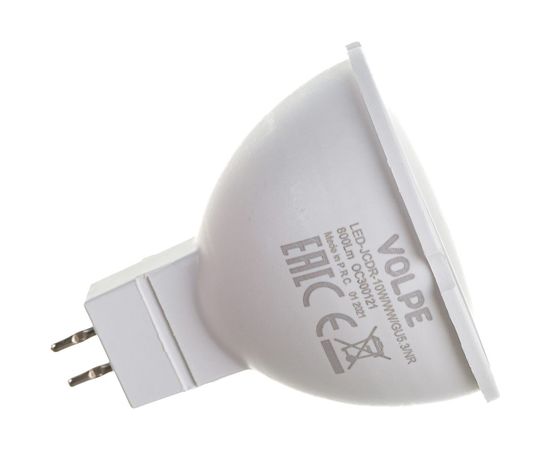 Светодиодная лампа Volpe. Форма JCDR, матовая. Серия Norma LED-JCDR-10W/WW/GU5.3/NR UL-00003843 – изображение 3