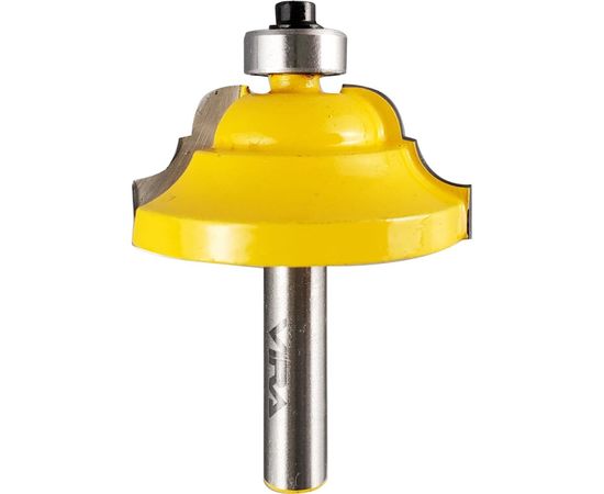 Фреза кромочная калевочная (42.8х19 мм; R6.4 мм; подшипник 12.7 мм) VIRA 553377 – изображение 4