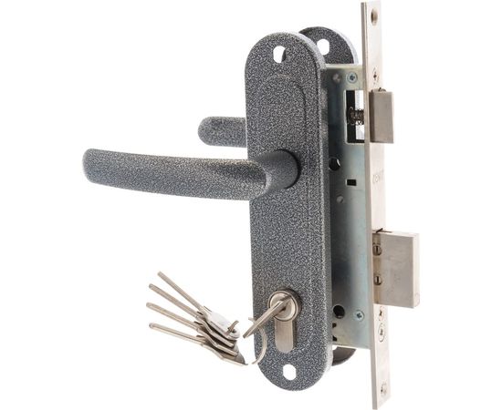 Врезной замок ЗЕНИТ ЗВ7-70.04-02 серебро 28015 – изображение 4