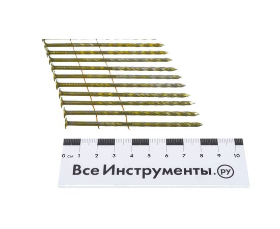 Гвозди барабанные (5000 шт; 2.87x83 мм; кольцевая накатка) для N90C FUBAG 140184 – изображение 4