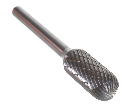 Борфреза твердосплавная Bohre сфероцилиндрическая, тип С 12-25-М-06-L70 КБ001397 – изображение 4