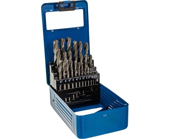 Набор сверл из быстрорежущей стали по металлу, 25 шт. ПРОФЕССИОНАЛ Зубр 29621-H25 – изображение 5