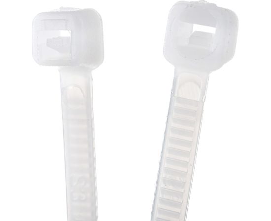 Нейлоновая неоткрывающаяся стяжка NIKOMAX 200х3,5мм, белая, уп-ка 100шт. NMC-CTN200-35-SL-WT-100 – изображение 5