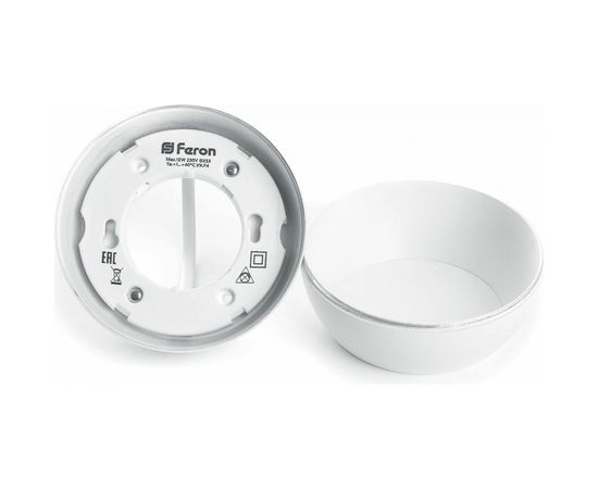 Стационарный светильник FERON под лампу, спот, ИПО, HL355 12W, 220V, GX53, белый 41507 – изображение 5