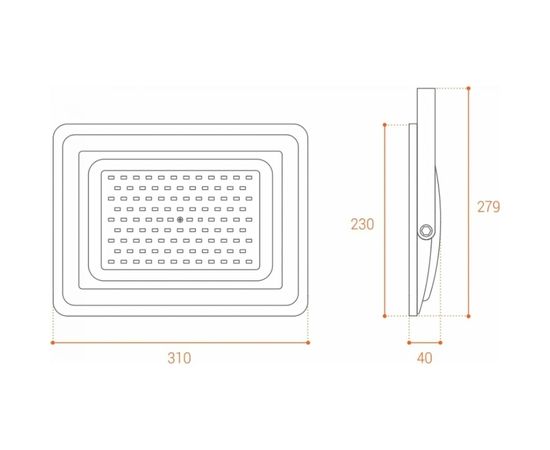 Светодиодный прожектор WOLTA 100Вт 4000К IP65 9000 лм WFLS-100W/06 – изображение 6