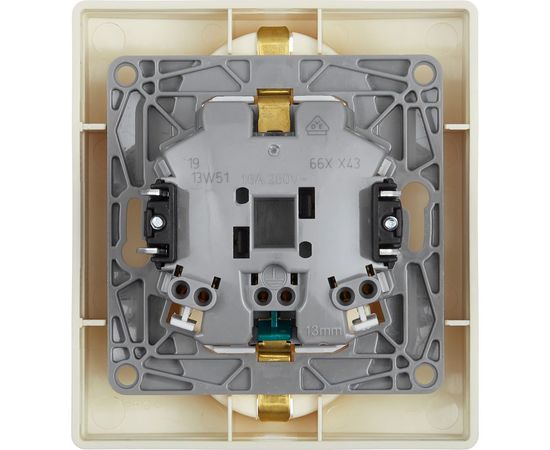 Розетка Legrand 2-м СП Etika защитные шторки, с заземлением, слоновая кость Leg 672333 1066919 – изображение 8