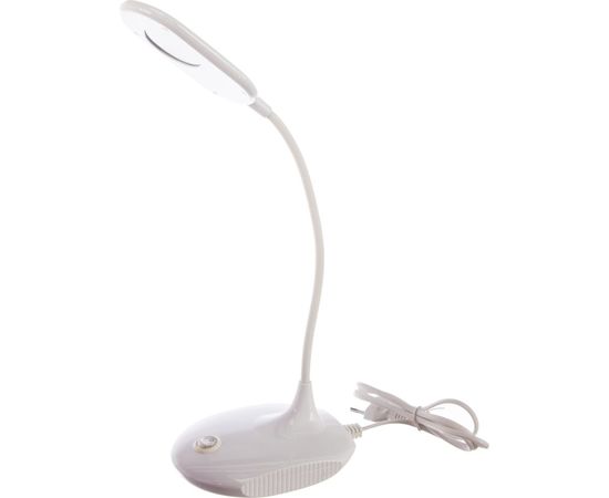 Настольный светильник Ultraflash UF-711 C01 белый Led 6Вт 13779 