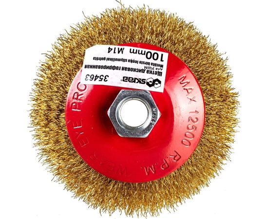 Щетка дисковая гофрированная (100 мм; М14) для УШМ SKRAB 35463 