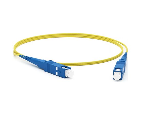 Патч-корд Hyperline FC-S2-9-SC/UR-SC/UR-H-5M-LSZH-YL волоконно-оптический (шнур) SM 9/125 246201 