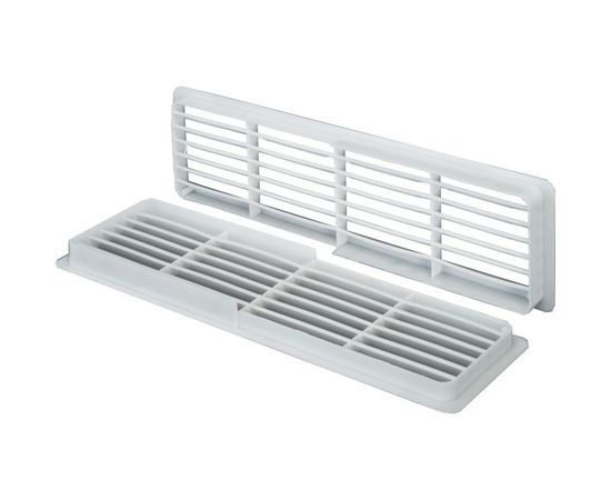 Решетка дверная белая (130х450х50 мм) Эвент П4513ДП 