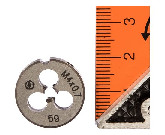 Плашка М 4 х0.7 9ХС ТМ Туламаш 57870 – изображение 2