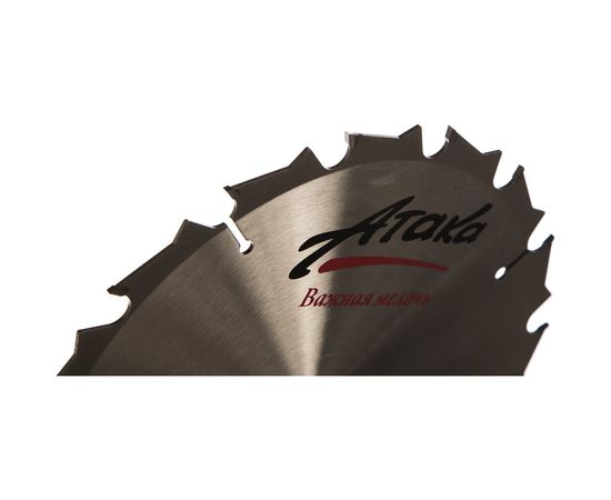 Диск пильный по газобетону, строительному дереву (230х30 мм; 16T; б/рез) АТАКА 7088910 – изображение 2
