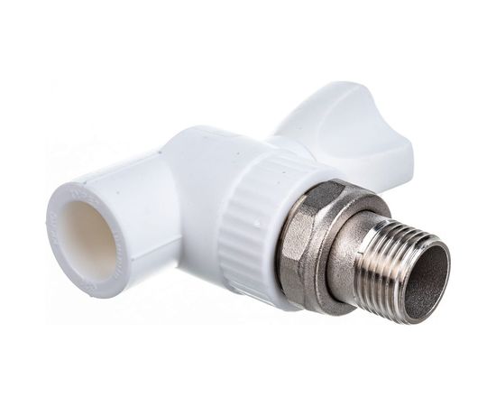 Шаровый кран для радиатора LAMMIN PREMIUM PPR угловой, 20х1/2"" Lm31176020015 – изображение 2