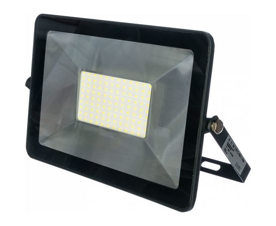 Светодиодный прожектор SAFFIT SFL90-100 2835SMD, 100W 6400K AC220V/50Hz IP65, черный в компактном корпусе 55068 – изображение 2