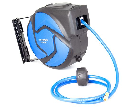Шланг пневматический армированный pvc на катушке (10 м; 8x12 мм; 20 бар) Optimus OPT-97230 – изображение 2