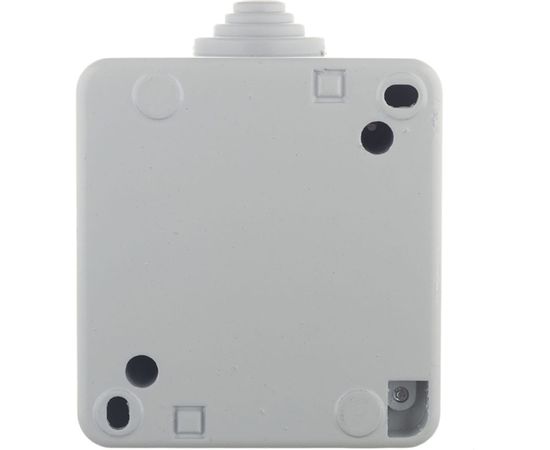 Розетка Aling-conel ARMOR IP55 16A 250В открытой установки с поликарбонатовой вставкой, серый 2711.1A 117006 – изображение 3